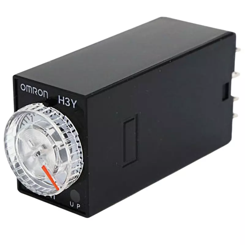 Omron Plug-in Terminal Solid State Timer IP40 2c Timed Contacts, H3Y-2-B AC100-120 3H