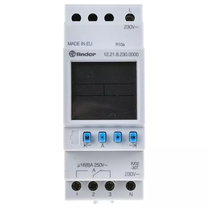 Finder Digital Staircase Timer 230 V AC 1-Channel, 12.21.8.230.0000