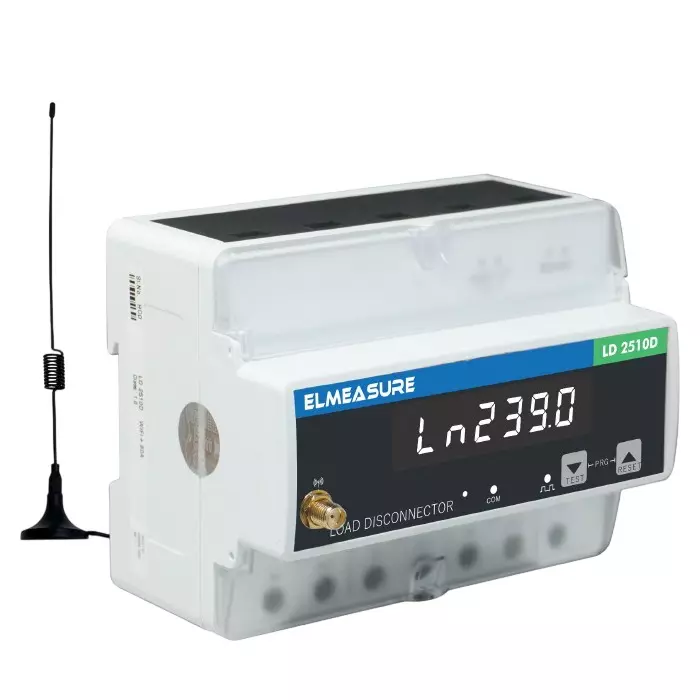 ELMEASURE Time Switch + Load Disconnector Three Phase RS485 Interface 1 Accuracy Class 7 DIN 80 A Current, LD 2510D
