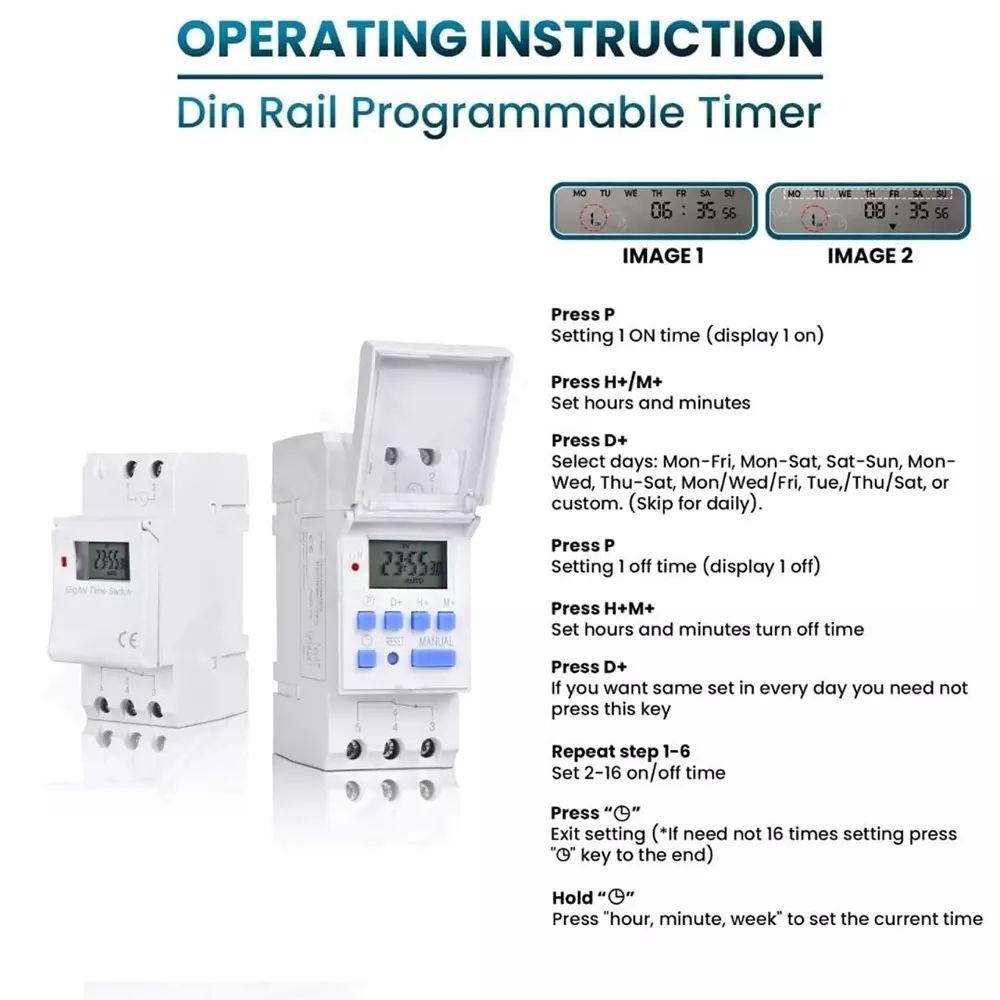 hartley-din-rail-programmable-timer-switch-display-control-counter-digital-lcd-display-18-onoff-programs-ahc-30a-ac-220v-240v-40a-load-capacity-manual-override-weekly-scheduling-white