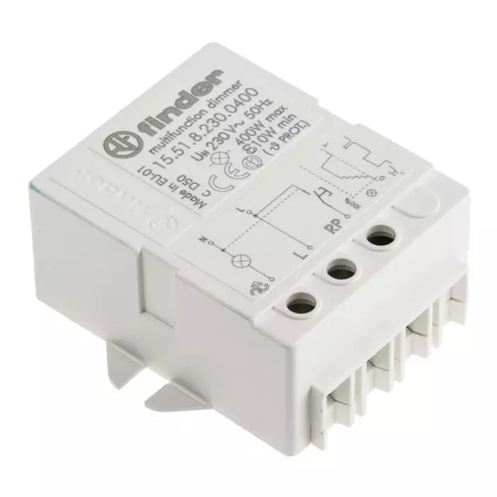 Finder Trailing Edge Dimmer 230 V 1-Channel, 15.51.8.230.0400