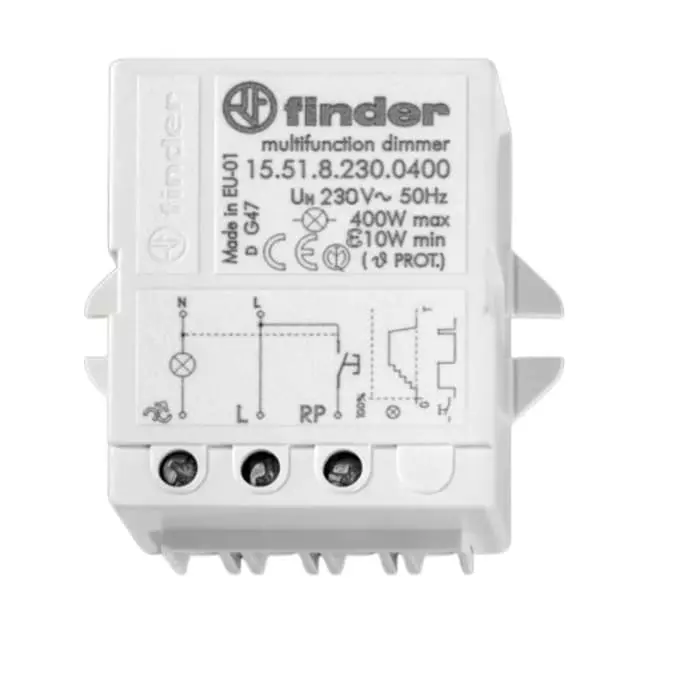 Finder Trailing Edge Dimmer 230 V 1-Channel, 15.51.8.230.0400