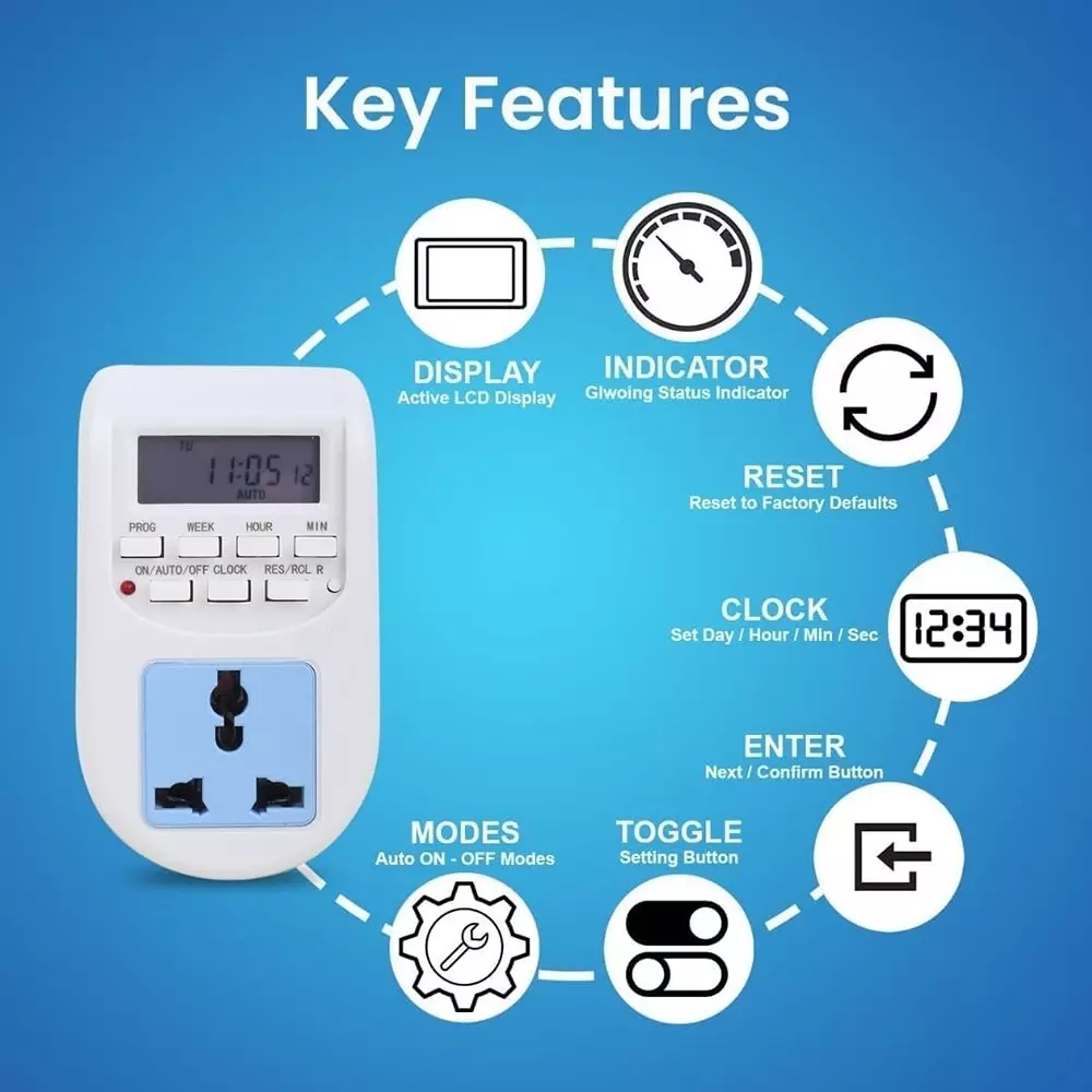 hartley-ht-al-06-240v-102-a-electrotech-digital-programmable-electronic-timer-socket-plug-24x7-electronic-outlet-for-automated-lights-energy-saving-home-appliances-white