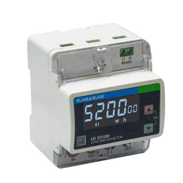 ELMEASURE Time Switch + Load Disconnector Single Phase Wifi Connectivity 1 Accuracy Class 4 DIN 80 A Current, LD 2310D