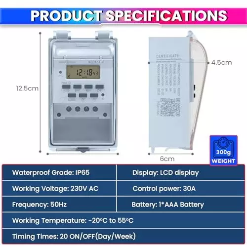 amicismart-230-v-30-a-digital-programmable-timer-switch-ip65-20-onoff-schedules-lcd-loop-mode-industrial-1xtimer-wp-n