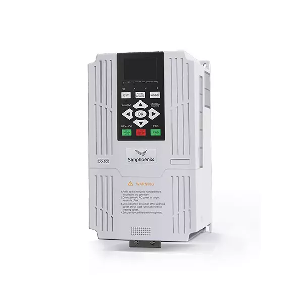 Simphoenix Open Loop Vector AC Drive DX100 Series Three Phase 380 V, 2 HP and 1.5 kW, DX100-4T0015