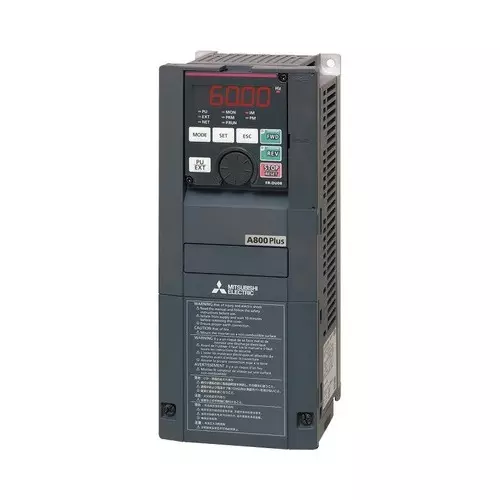 Mitsubishi Electric FREQROL FR-A800 Series Inverter 3 Phase 300-500 V Rated Voltage and 15 kW ND Normal Duty Rated Active Power, FR-A840-00380-2-60
