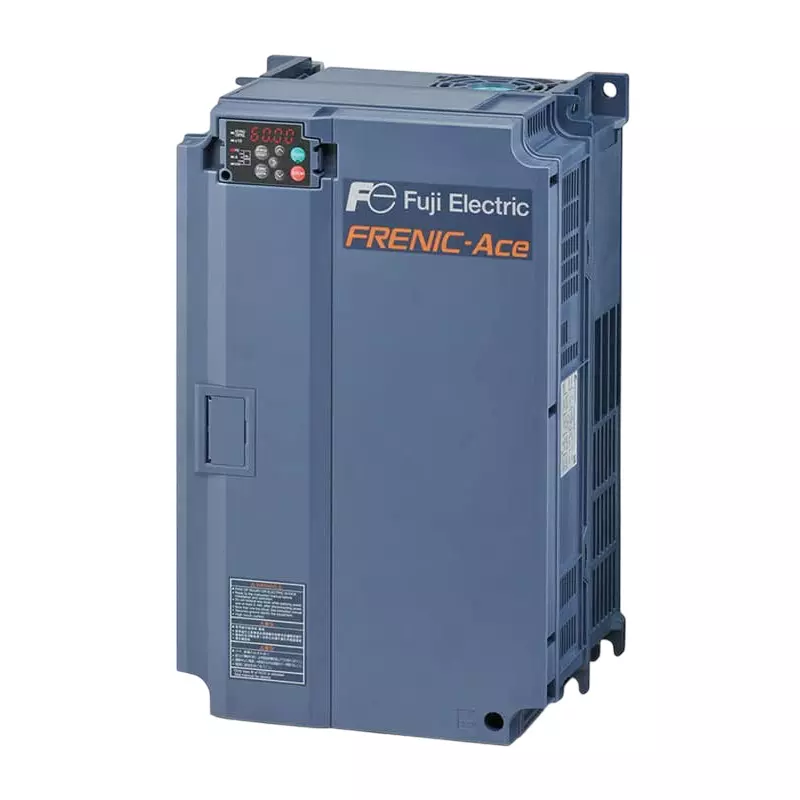 Fuji Electric FRENIC-Ace Inverter Drive with Modbus Heavy Duty 1.8 A 0.75 kW Motor Capacity 3 Phase 7 Digital Input FRN0002E2S-4GB