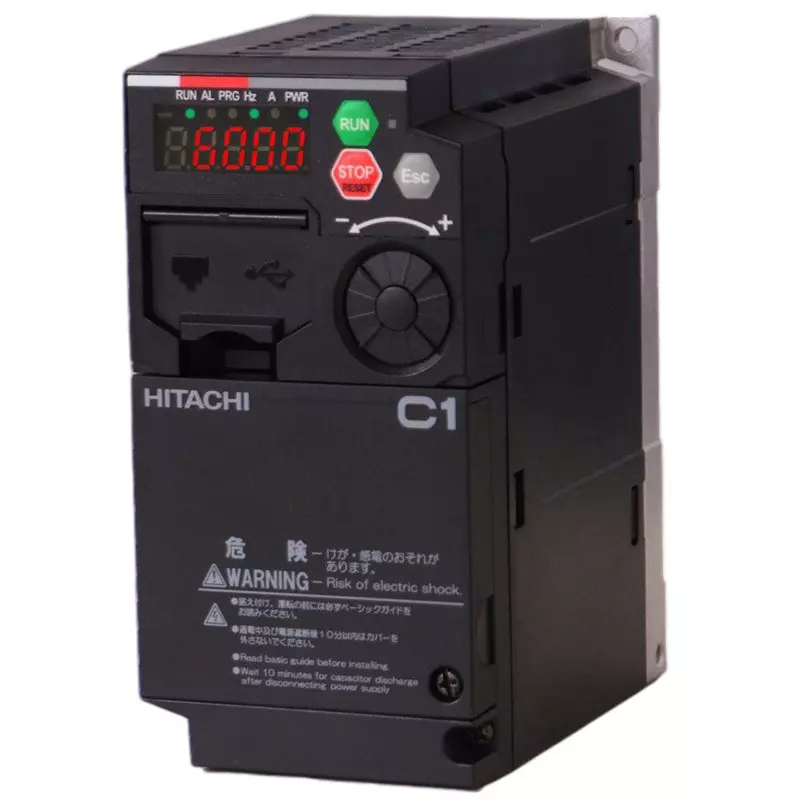 Hitachi Inverter Three-phase 380 to 480 (-15%/+10%), 50/60 Hz ±5% Rated Input Voltage (V) 9.2 Rated Output Cu, C1-040HF2