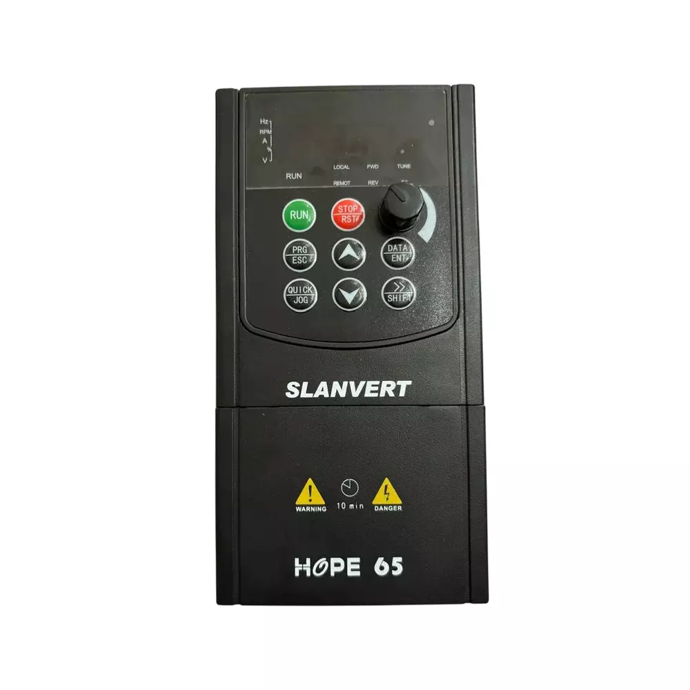 Slanvert 5.5/7.5 kW VFD Compact Design 11 KVA Nominal Capacity 1.5 Kg Black, Hope65G5.5/P7.5T4B