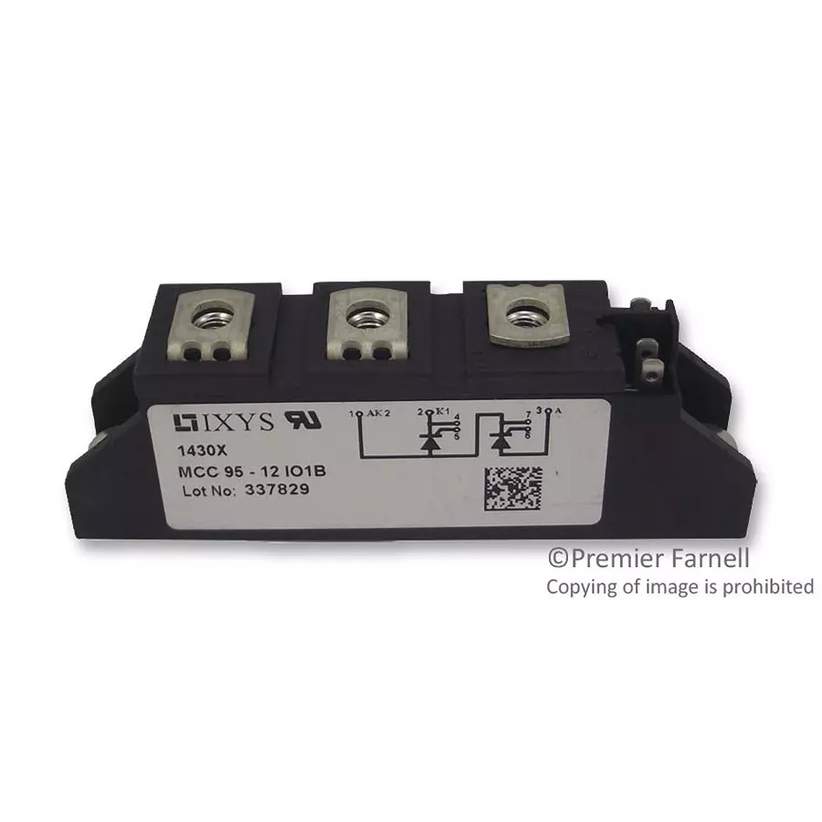 IXYS SEMICONDUCTOR Thyristor Module, 116A, 1.2Kv, MCC95-12IO1B