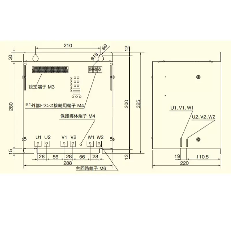 chino-three-phase-thyristor-regulator-100-amp-current-200-v-ac-200220240-jw20100wa206
