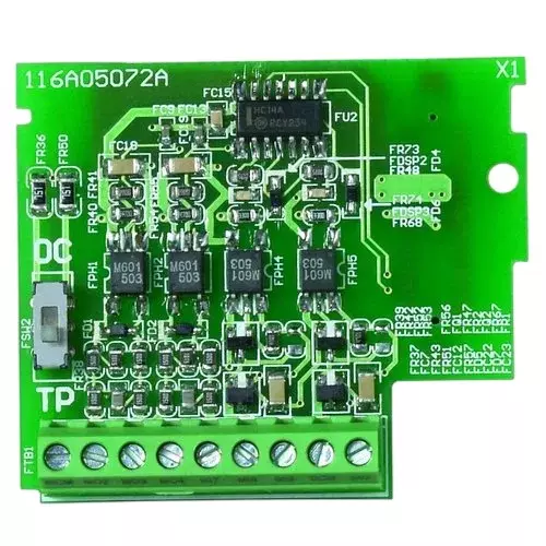 Delta PG Card Green Color Rectangular Shape and -10°C to 50°C Operating Temperature for E Series, EME-PG01