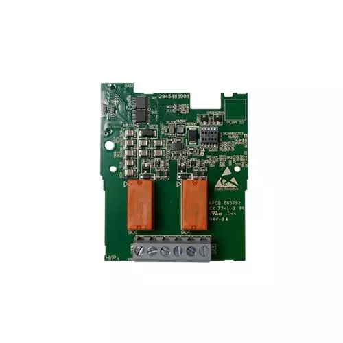 Delta 250 V AC Relay Extension Card Green Color Rectangular Shape for M300 Series, EMM-R2CA