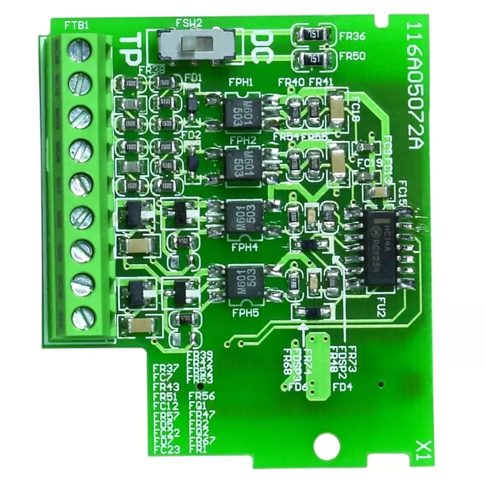 Delta Analog Input & Output Card Green Color Rectangular Shape and -10°C to 50°C Operating Temperature for E Series, EME-A22A