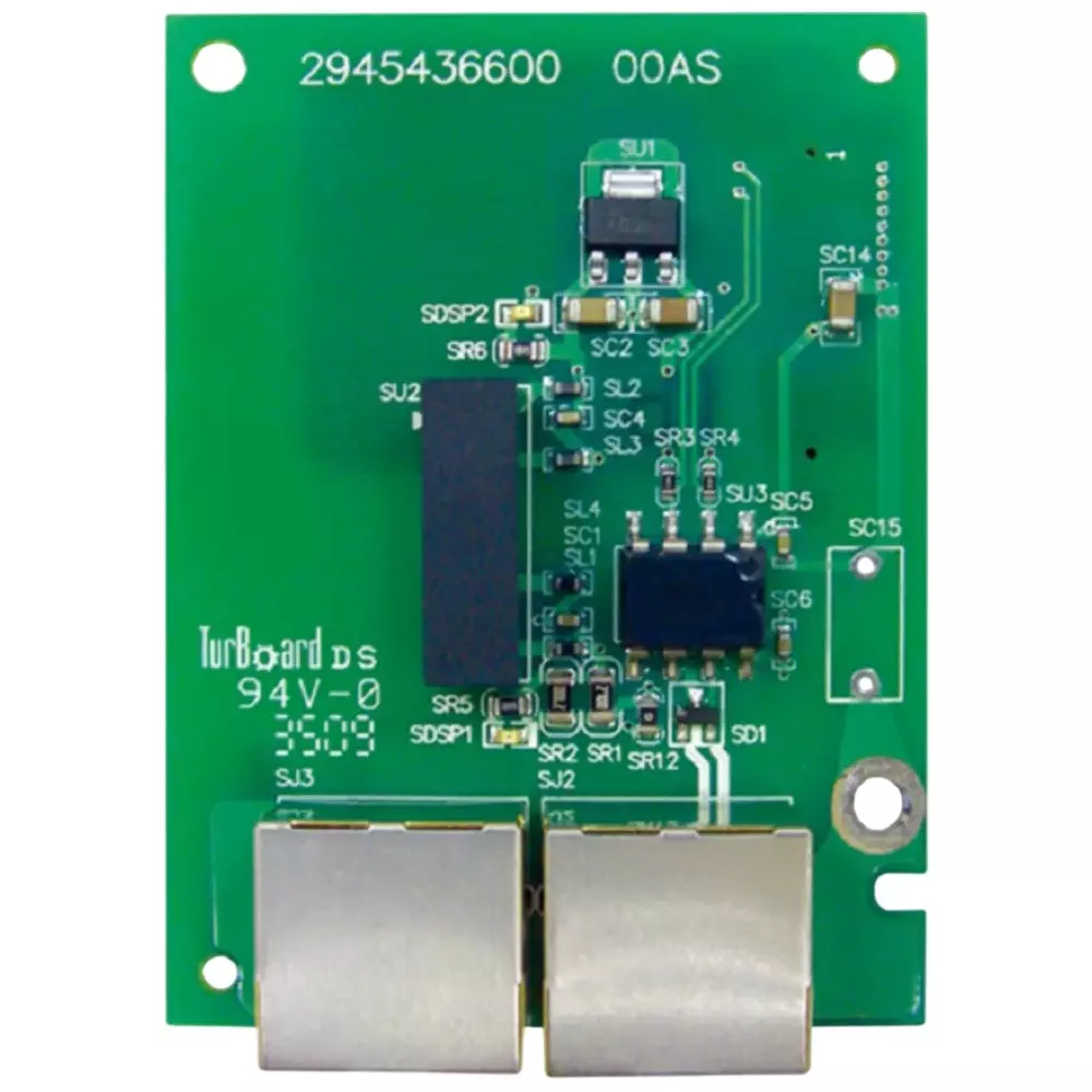 Delta Canopen Communication Card Green Color Rectangular Shape RJ-45 Interface and 1 Port for C2000+ Series, EMC-COP01
