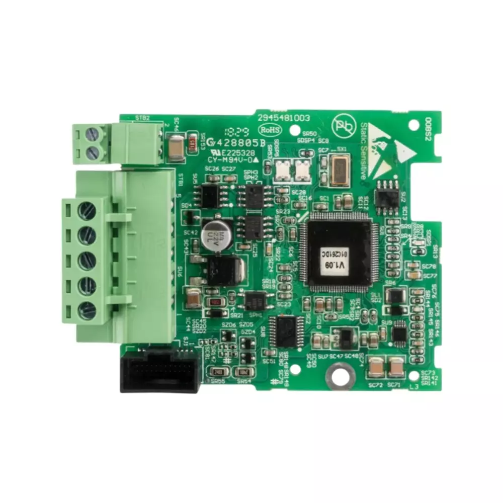 Delta Device Net Card 5-PIN Open Pluggable Connector Interface and 5 V DC Power Voltage for M300 Series AC Motor Drive, CMM-DN02