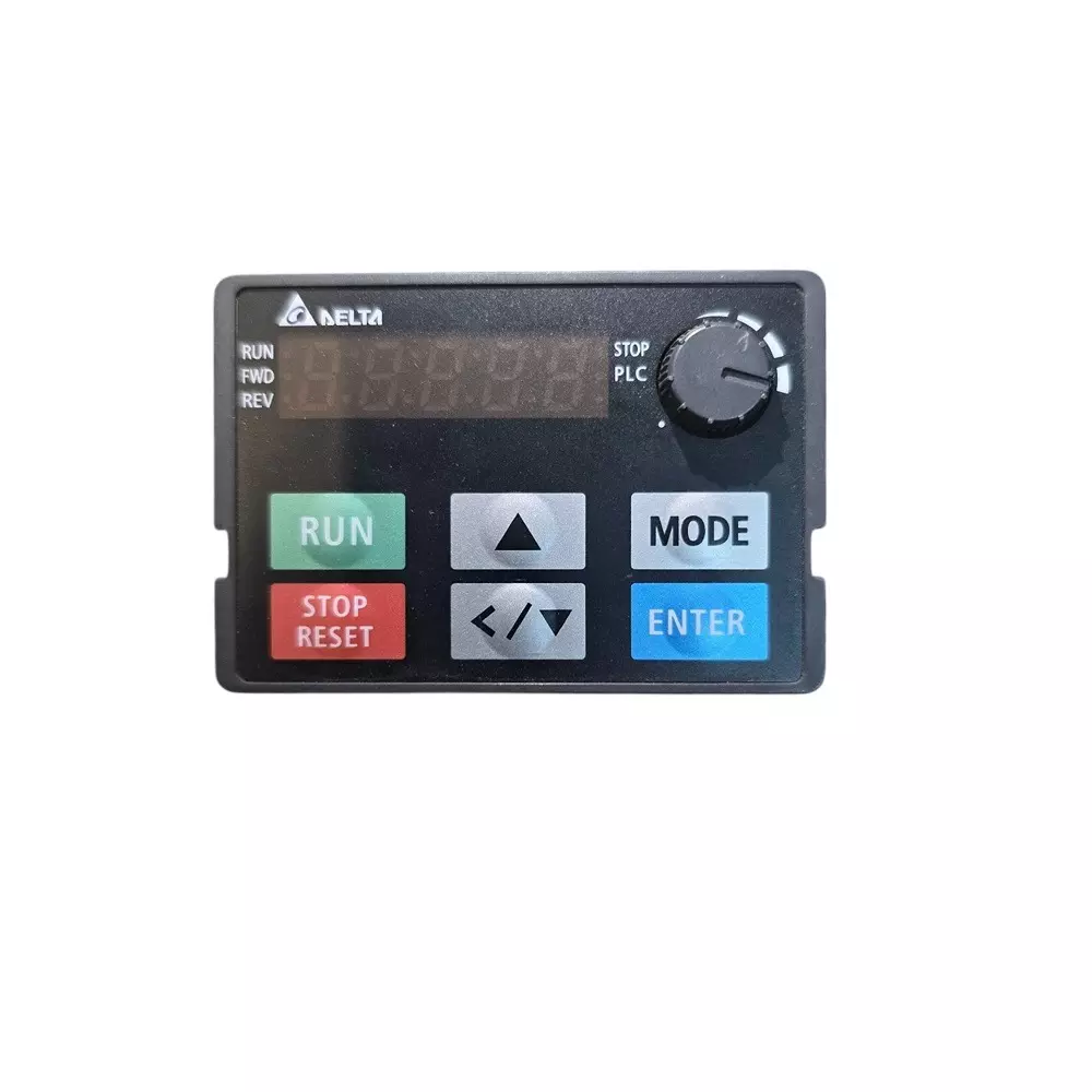 Delta Keypad Black Color with Soft Touch Button and Digital LED Display for M300 Series (Only for MS300), KPMS-LE01