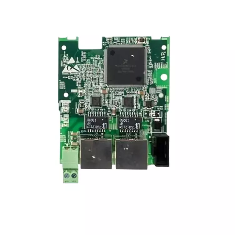 Delta EtherCAT Card Green Color Rectangular Shape and 2 Ports for M300 Series, CMM-EC02