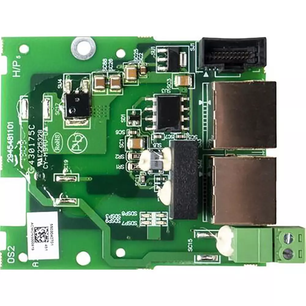 delta-ethercat-card-green-color-rectangular-shape-and-2-ports-for-m300-series-cmm-ec02