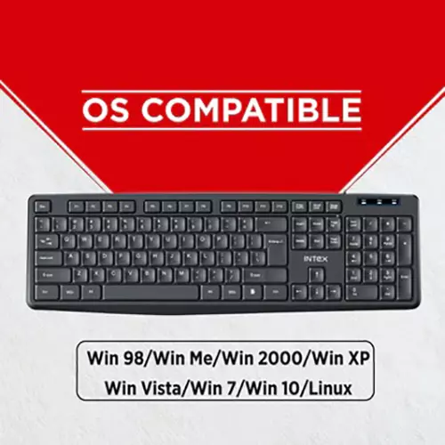 INTEX Corona G Wired Keyboard Black, IT-KB333