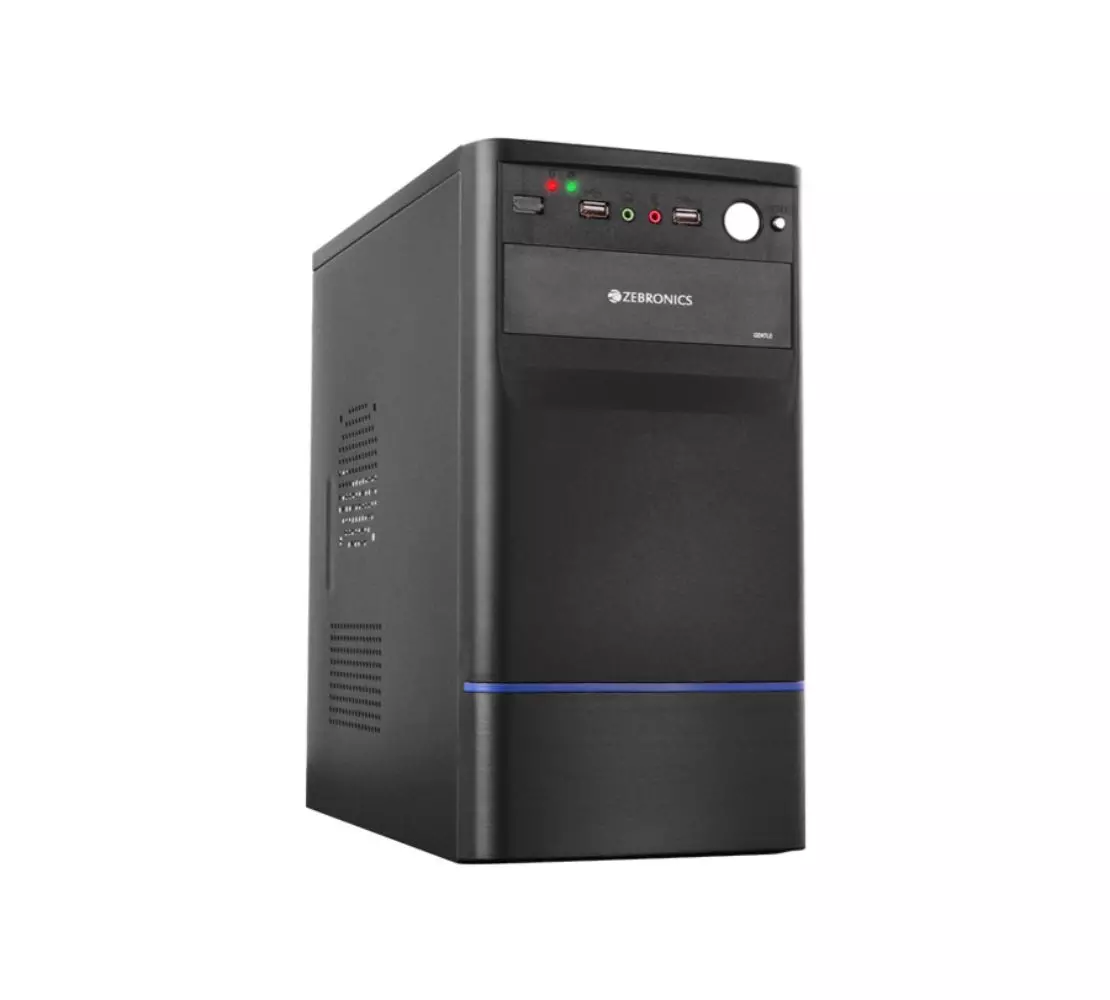 Buy Zebronics CC177B Black Gentle Computer Case Online in India at