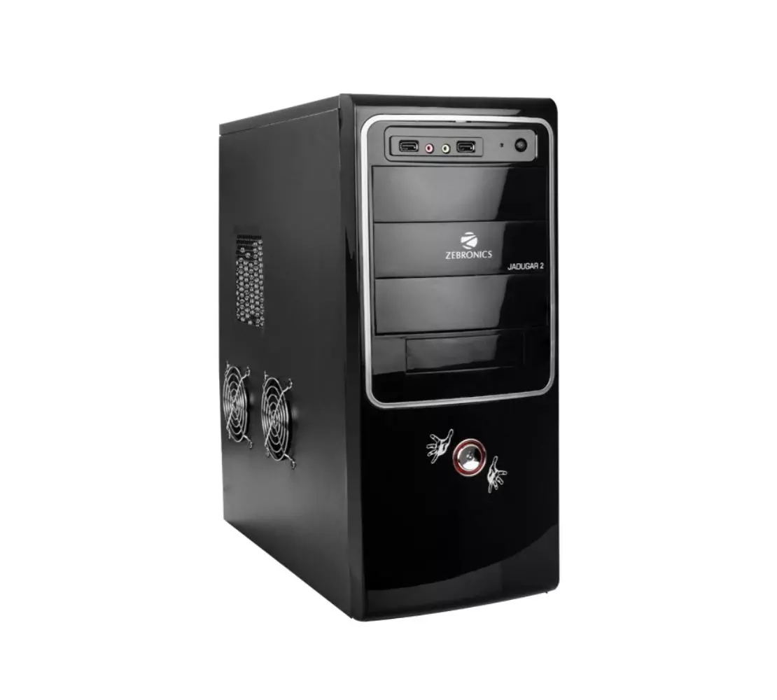Buy Zebronics CC923B Black Jadugar 2 Computer Case Online in India at