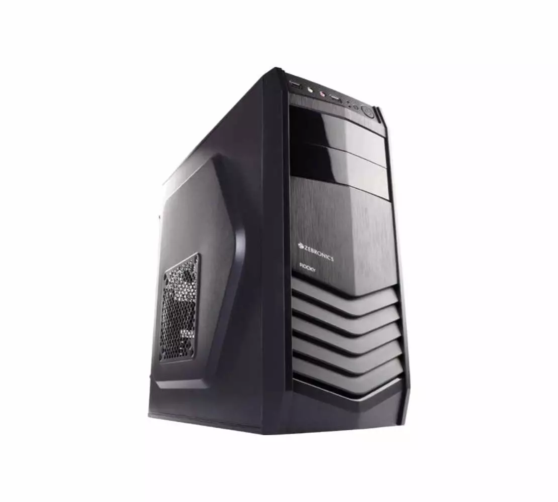 Buy Zebronics CC541B Black Rocky Computer Case Online in India at Best