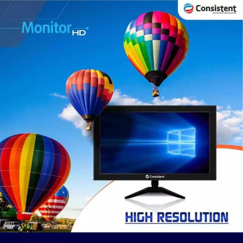 Consistent CTM 1902 18.5 inch Full HD Black LED Monitor