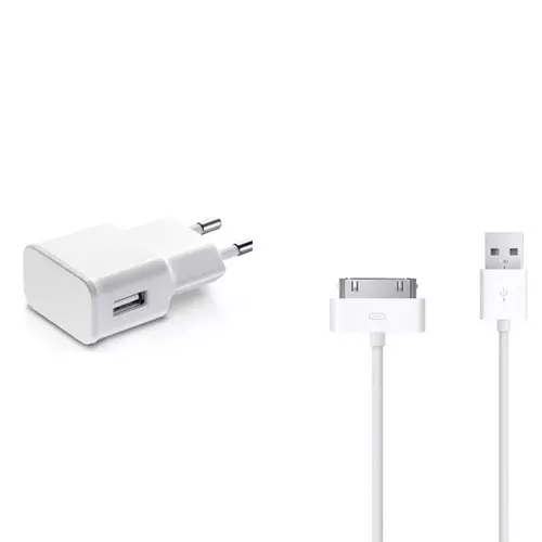 Buy Callmate USB Travel Adapter With iPhone 4 Data & Charging Cable ...