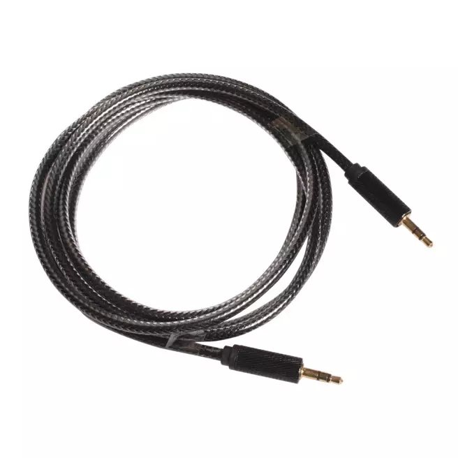 Buy Callmate AUX to AUX Cable TP Metallic Black 10001178 Online in