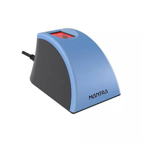 Mantra L1 Fingerprint Scanner USB 2.0 Interface & 500 DPI +/- 2% Optical Fingerprint Sensor, MFS110