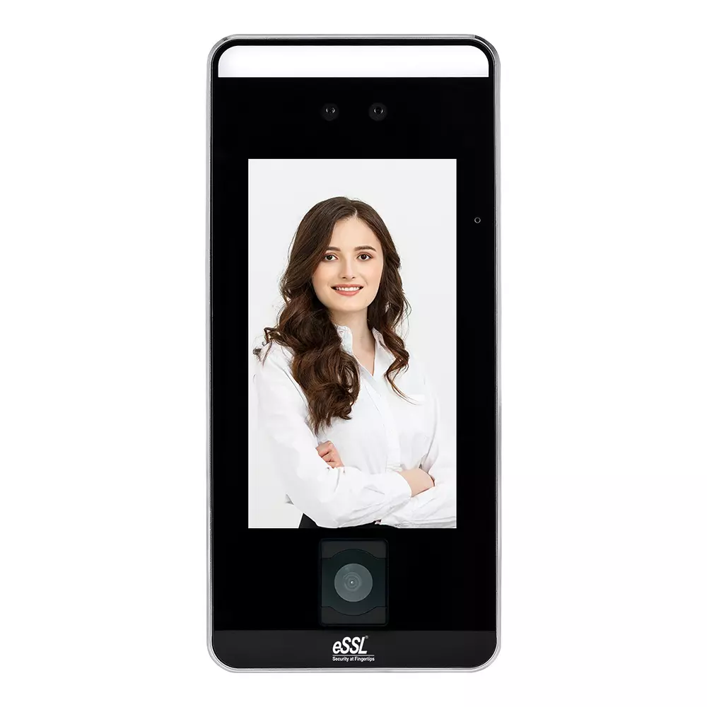 eSSL AiFace Mars+QR Face Recognition Biometric Attendance & Access Control System 12.7 cm (5 inch) Touch Screen Display