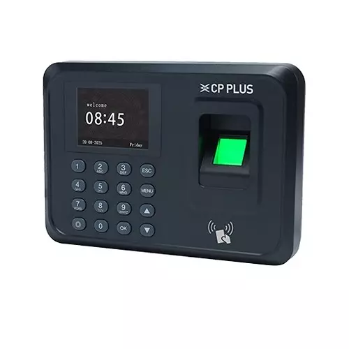 CP PLUS Fingerprint Time Attendance Device with 6.09 cm (2.4 inch) High-Definition Color Display, CP-VTA-T2324-U