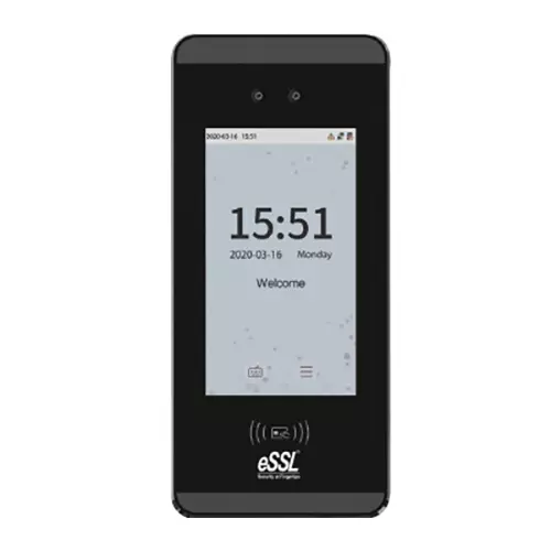 eSSL AiFace Mars+WiFi Face Recognition Biometric Attendance & Access Control System 12.7 cm (5 inch) Touch Screen Display