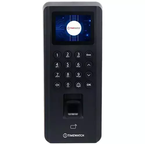 Timewatch Card & Fingerprint Based Access Control Device with 2.4 inch (60.96 mm) TFT Colour Screen 320 x 240 pixel and 10000 Card Capacity, BIO-4