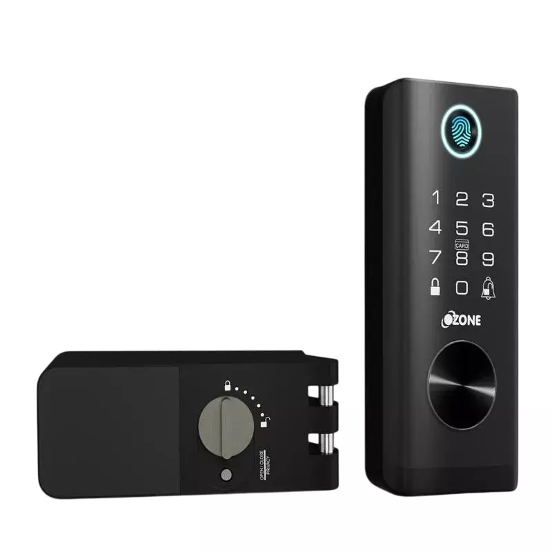 OZONE Vertibolt Lock Wi-Fi, OzoLife App Black 30-50 mm Door Thickness, OZ-VBL-LIFE BLACK