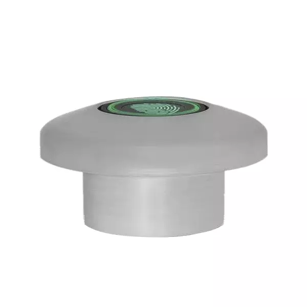OZONE Furniture Lock with Fingerprint Access Non-Wi-Fi/Bluetooth Satin Nickel 12-25 mm Door Thickness, OZFL-55-F SATIN NICKEL