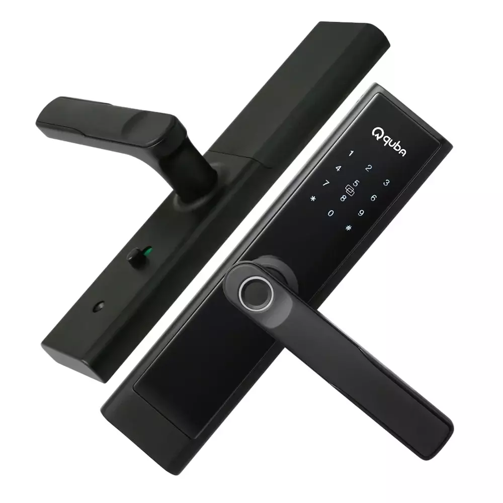 Quba Qraft Digital Main Door Lock 5 Way Access 1 Bolt Mechanism , 30-65 mm Door Thickness