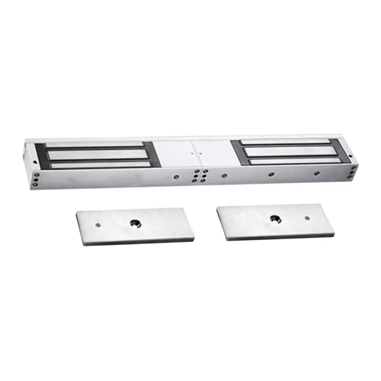 EVTeq Electromagnetic Lock 280 Kg Holding force Double Door EM Lock Metal Silver, EV-Y280D