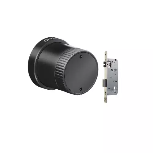 Quba Quatro Digital Tubular Lock 5 Way Access 1 Bolt Mechanism for 30-65 mm Door Thickness, Black