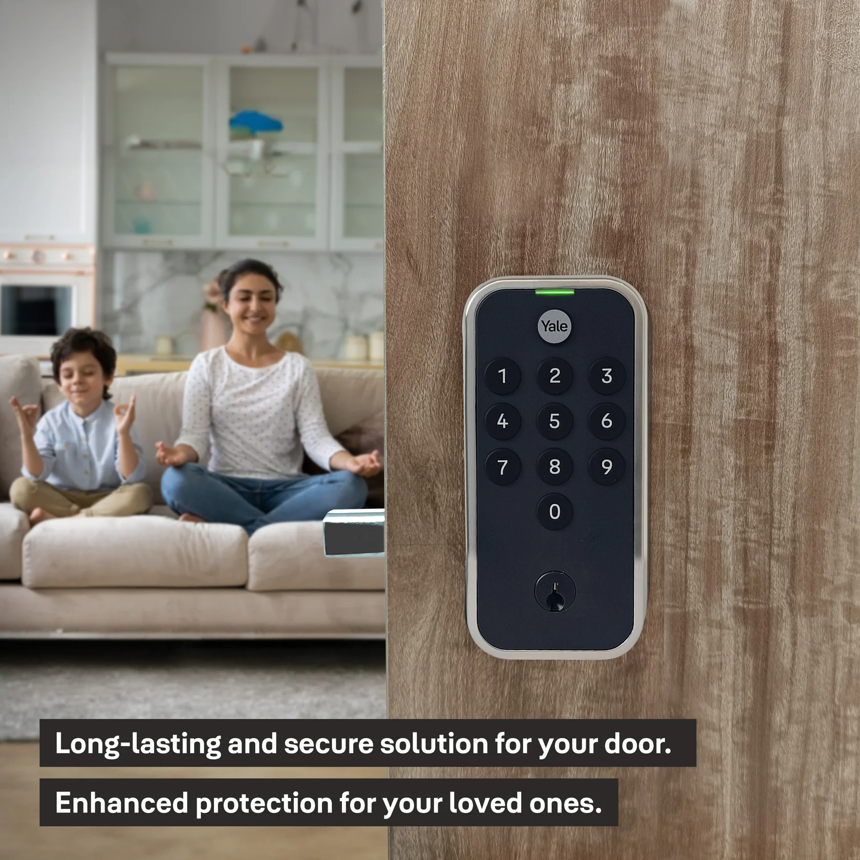 YALE TYE  Digital Lock 60 mm (2.36 inch) Backset Bluetooth, YTYE-SN
