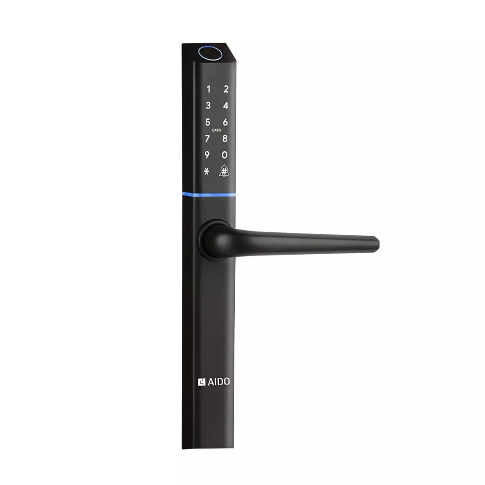AIDO XL-C Slim Mortise Digital Door Lock with Fingerprint, RFIDCard, PIN Code, Mechanical Key for 35-65 mm Door Thickness, XL-C 4607