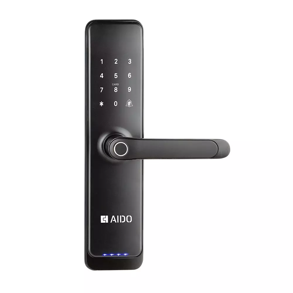 AIDO XL-C Digital Door Lock with Fingerprint, RFIDCard, PIN Code, Mechanical Key for 35-65 mm Door Thickness, XL-C 4606