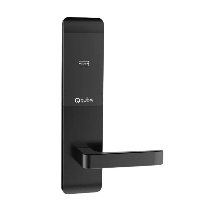 Quba Hotel Door Lock Encrypted RFID Card Acess Strong Mortise with Deadbolt Compatible With Quba Hotel Software, QHL-005