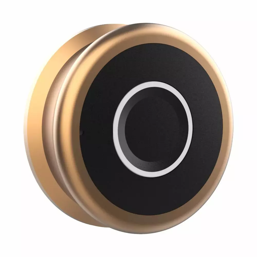 Yale Premium Biometric Furniture Lock Micro USB Port Automatic Opening & Closing Rose Gold, YLDRPC‑RG