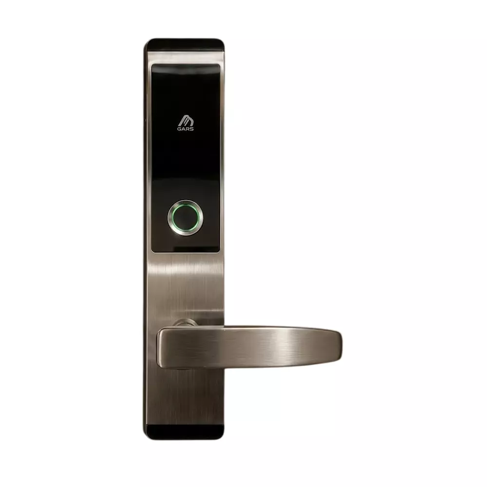 ETI Hotel Door Lock Mortise Locking System Zinc Alloy & Stainless Steel Silver & Black DC 6 V Door Mounted for Hotel Rooms Door