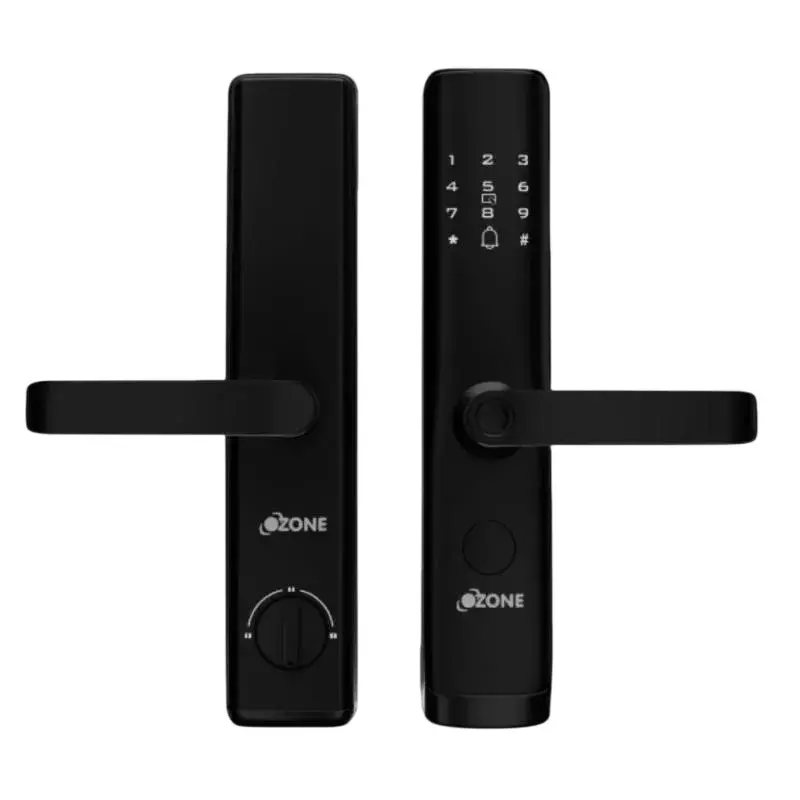 OZONE Smart Door Lock Wi-Fi, OzoLife App Black 35-100 mm Door Thickness, OZ-FDL-44-LIFE VDP BLACK
