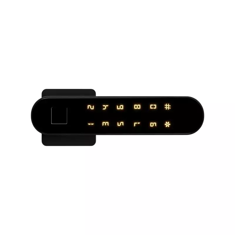 OZONE Smart Bluetooth Internal Lock Bluetooth, OzoLife App Black 35-50 mm Door Thickness, OZ-FDL-22-LIFE