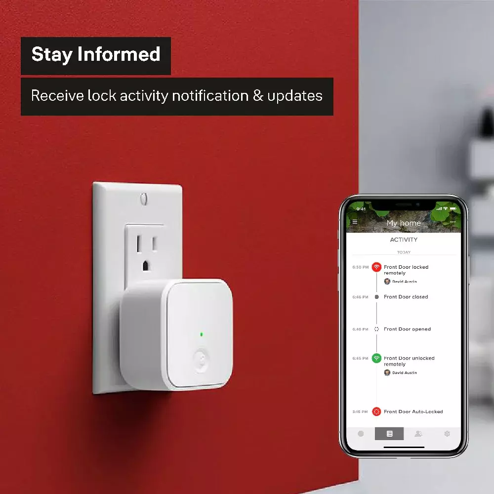 YALE Connect Wifi Bridge Bluetooth V4.2 1 Plug 100 - 240V AC Voltage